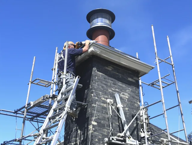 Sturdy chimney crown finished by Scituate Chimney Sweep in Scituate, MA