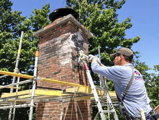 Structural chimney repair by Scituate Chimney Sweep in Scituate, MA