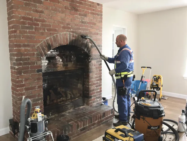 Scituate Chimney Sweep expert performing detailed chimney sweep in Scituate, MA