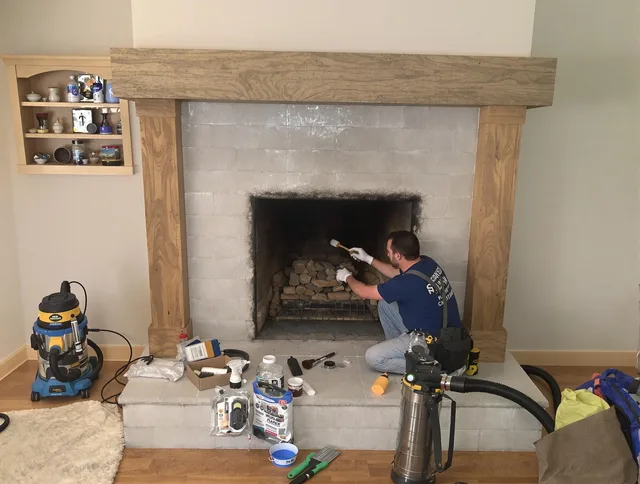 Detailed creosote removal process by Scituate Chimney Sweep in Scituate, MA