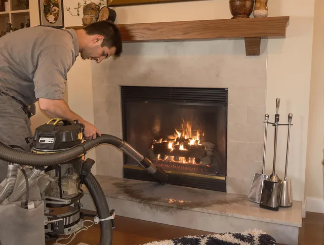 Routine fireplace upkeep by Scituate Chimney Sweep in Scituate, MA
